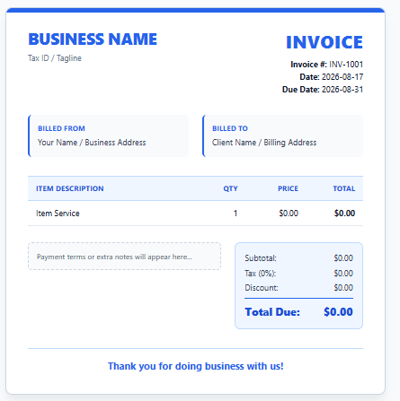 invoice generator