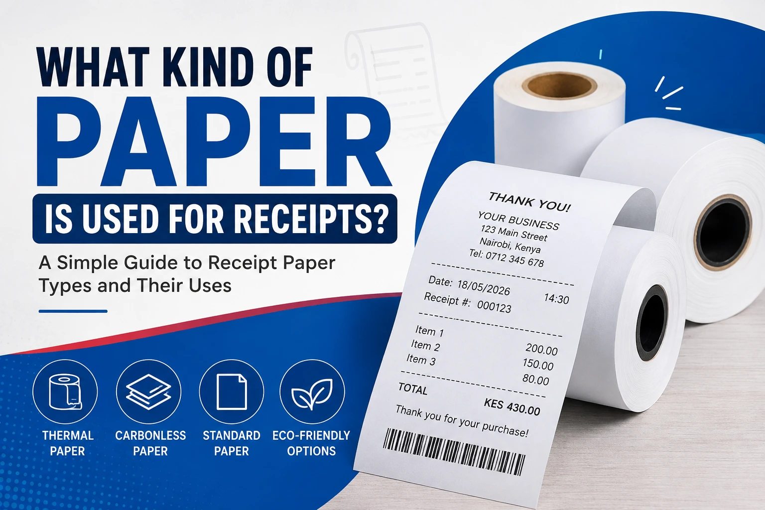 What Kind of Paper is Used for Receipts
