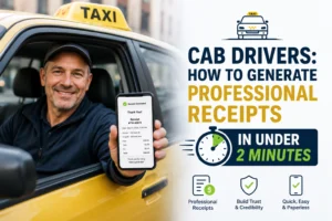 Cab Driver Taxi Receipt Guide