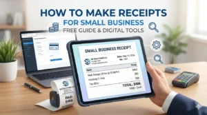 how to make receipts for small business