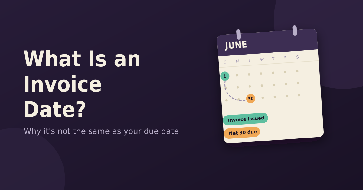 invoice date