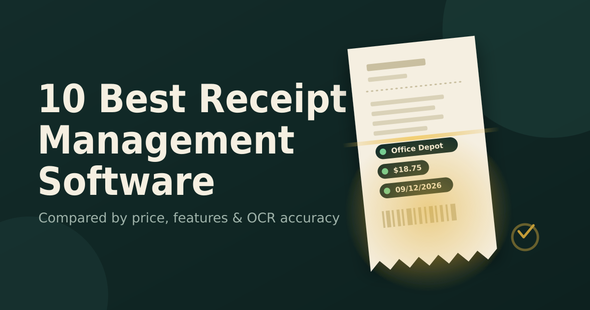 best receipt management software